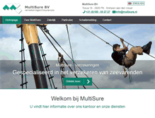 Tablet Screenshot of multisure.nl